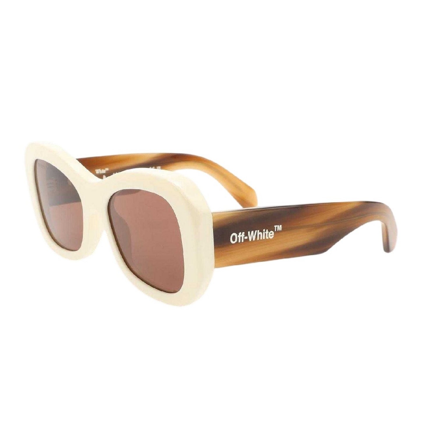 White-Brown - Back - Off White Mens Pablo Everyday Sunglasses
