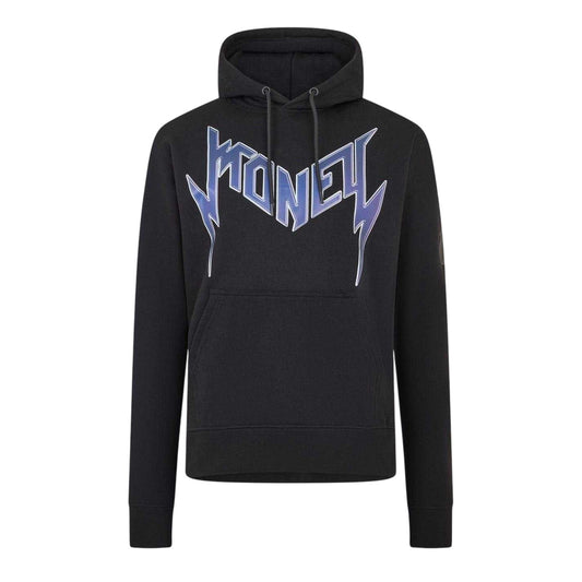 Black - Front - Money Mens Regular Long-Sleeved Hoodie