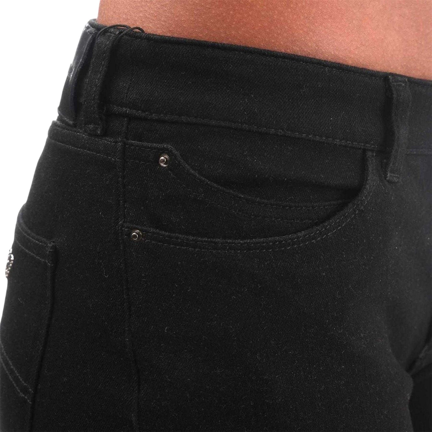 Denim - Side - Emporio Armani Womens-Ladies J18 Denim Skinny Jeans