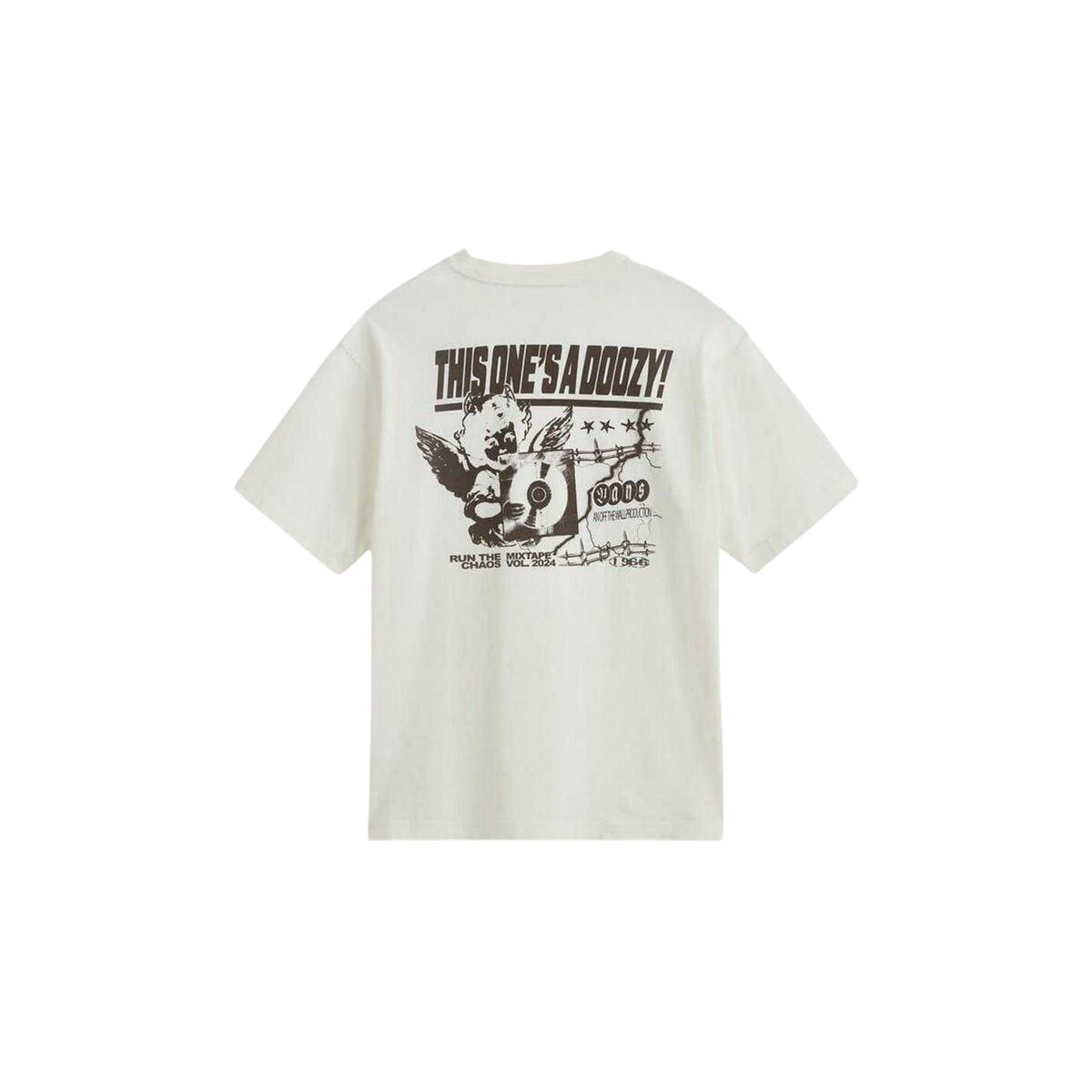 Marshmallow - Back - Vans Mens Earthbound Graphic Loose Fit T-Shirt