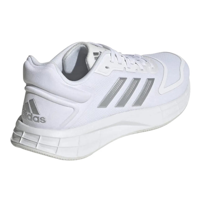 White-Grey - Back - Adidas Womens-Ladies Duramo 10 Running Shoes