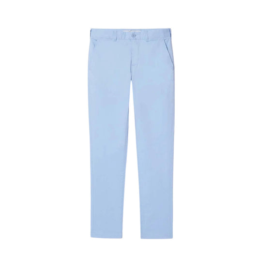Blue - Front - Lacoste Mens Stretch Slim Chinos