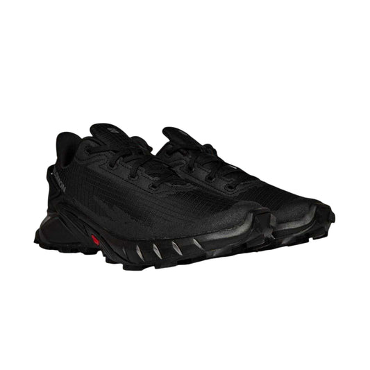 Black - Front - Salomon Womens-Ladies Alphacross 5 Running Shoes