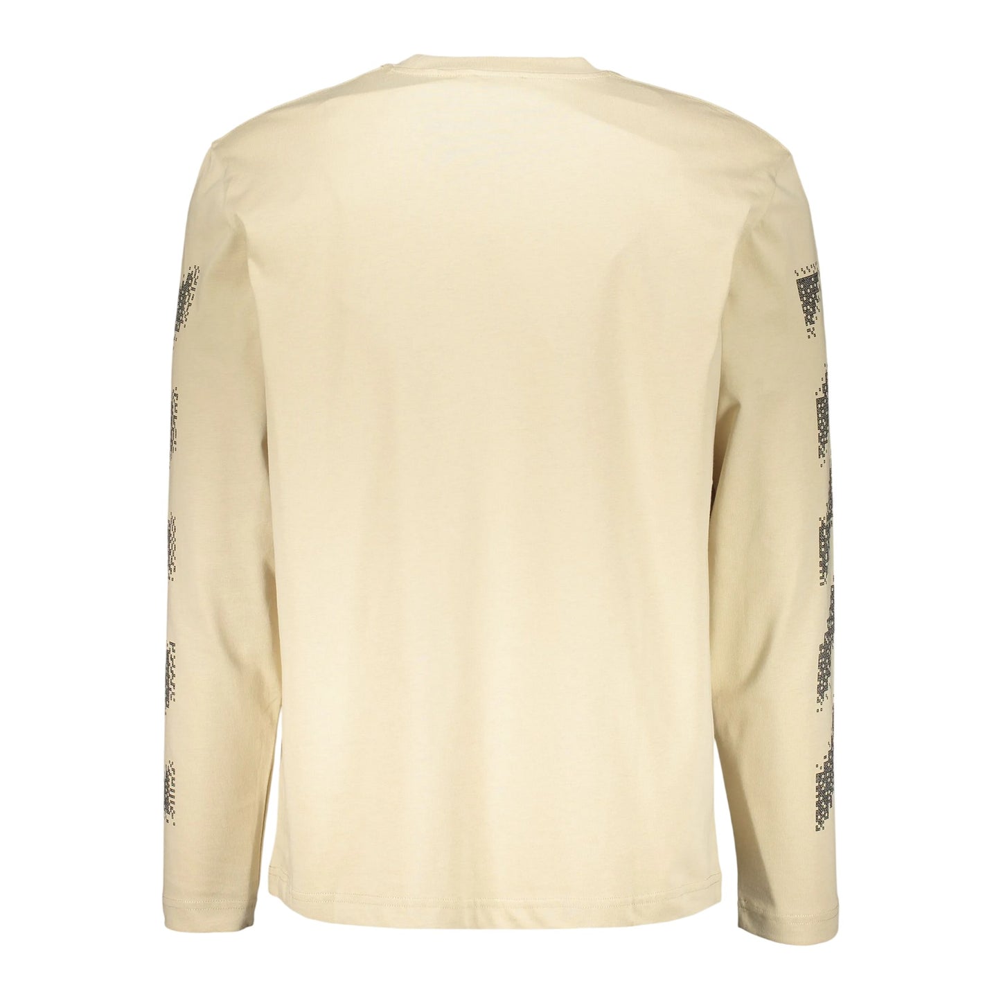 Brown-Black - Back - Off White Mens Crew Neck Regular T-Shirt