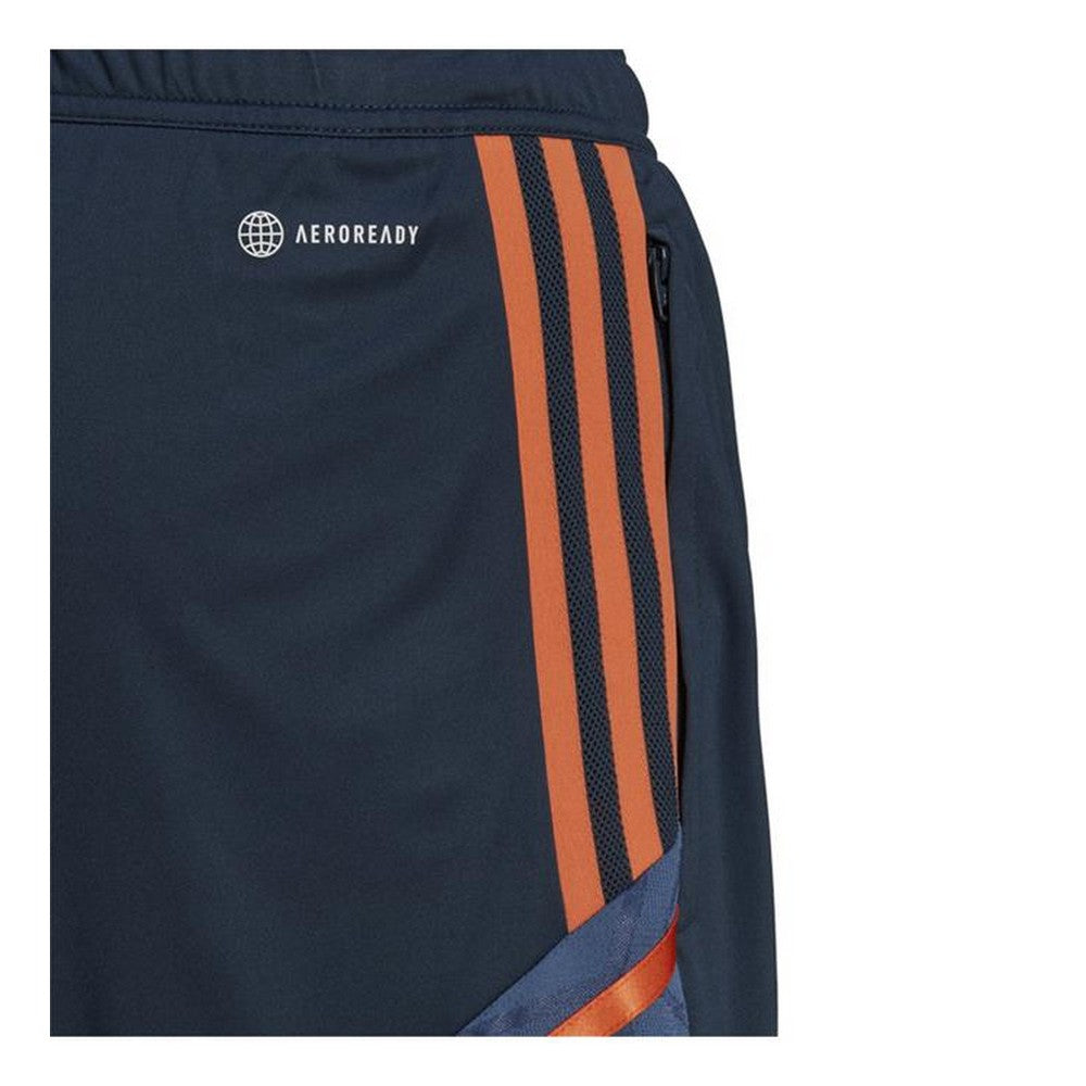 Navy - Side - Adidas Mens Condivo 22 Downtime Manchester United FC Shorts