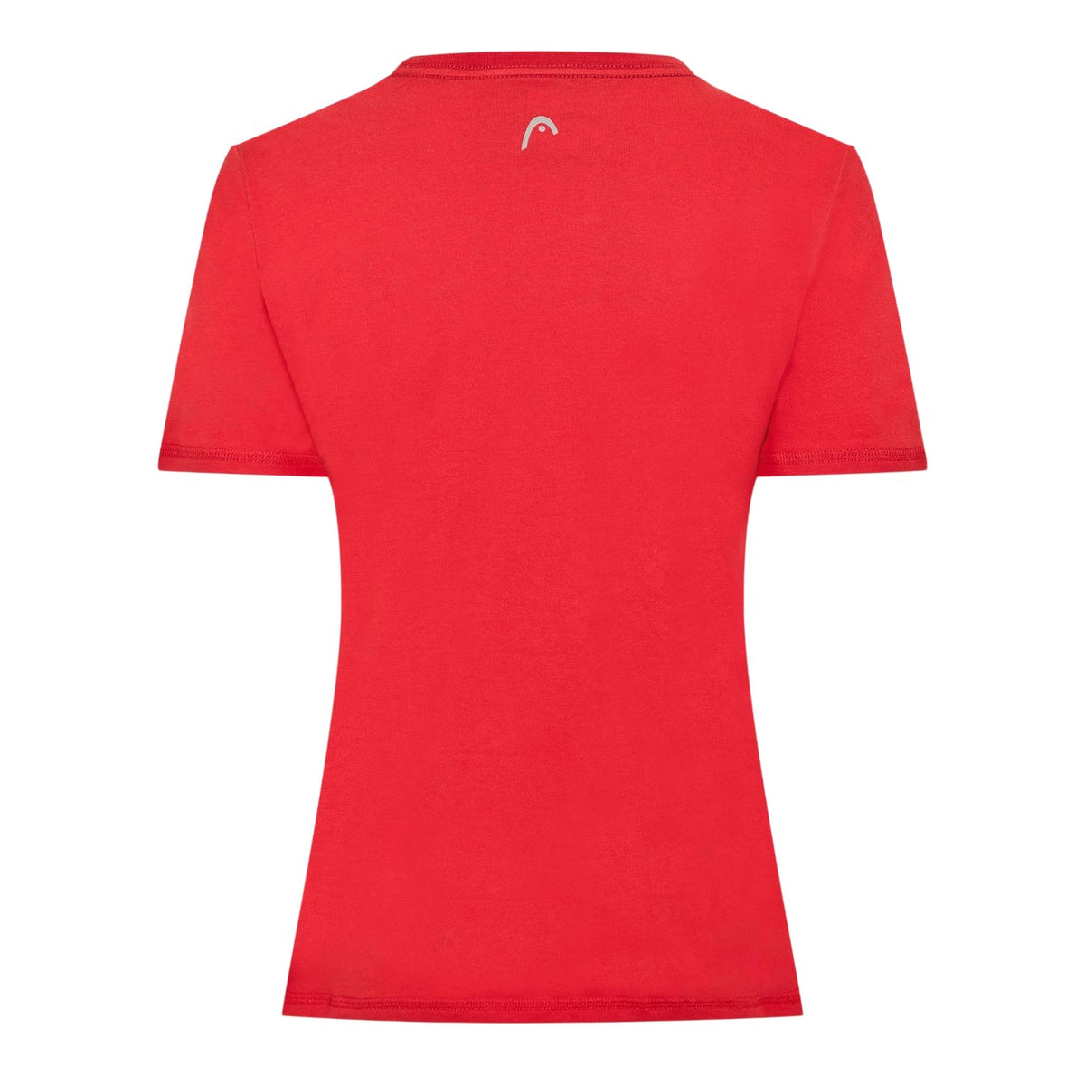 Red - Back - Head Womens-Ladies Club Lisa Crew Neck T-Shirt