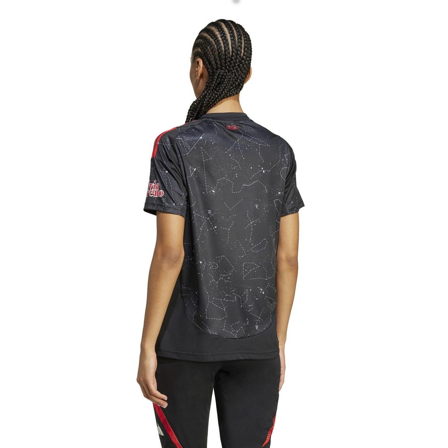 Black - Pack Shot - Adidas Unisex Adult 24-25 SL Benfica Away Shirt