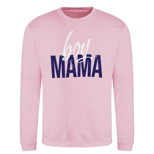 Pink - Front - AWD Womens-Ladies Day Cotton Sweatshirt