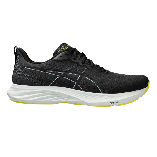 Black-Grey - Front - Asics Mens Dynablast 4 Cushioned Shoes