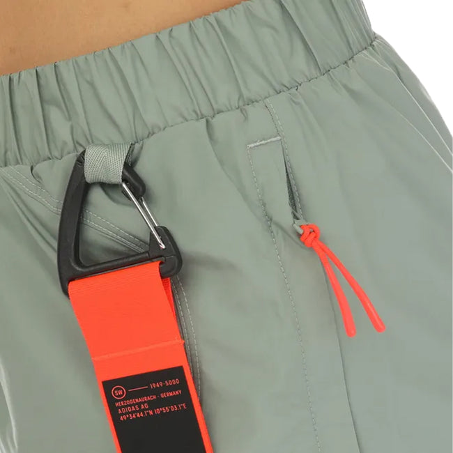Green - Side - Adidas Womens-Ladies City Escape Shorts