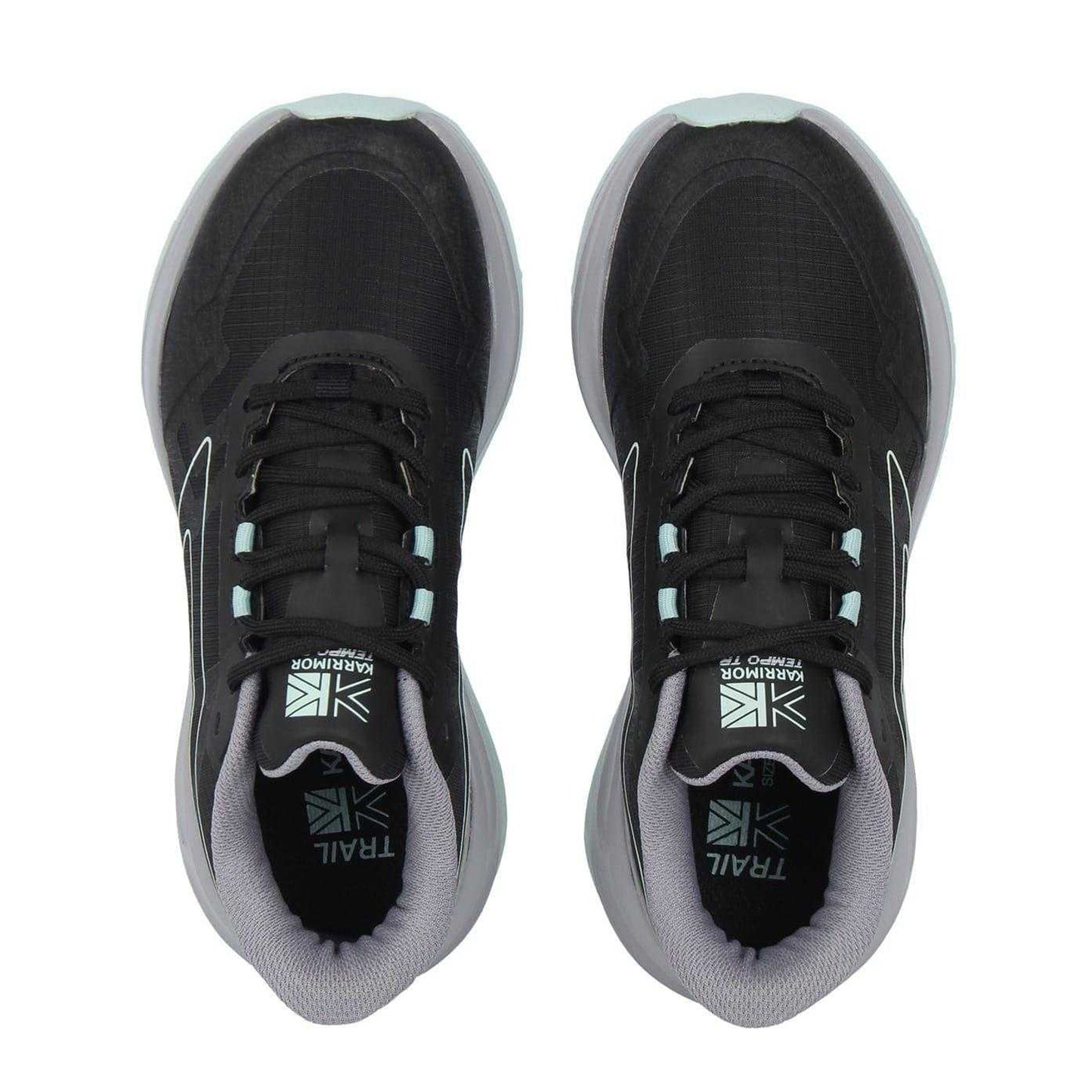 Black - Pack Shot - Karrimor Girls Tempo Trail Flat Trainers