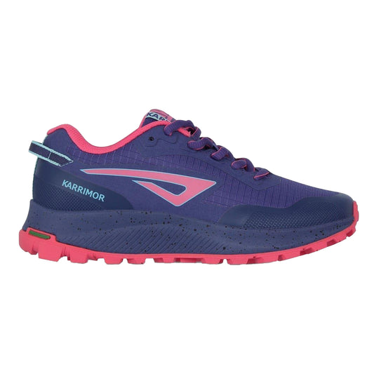 Purple-Pink - Front - Karrimor Girls Tempo Trail Flat Trainers