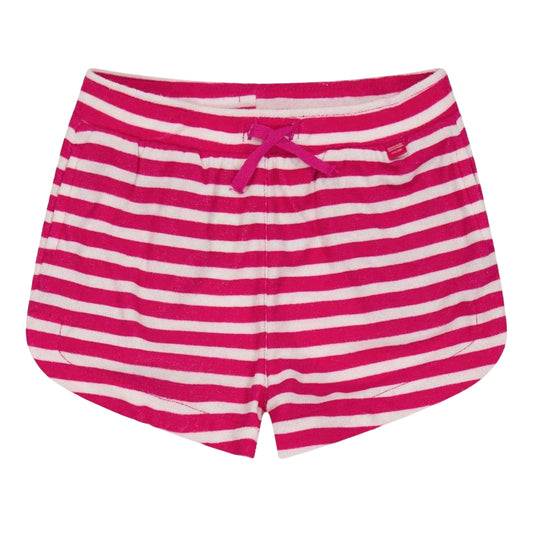 Pink Fusion-White - Front - Regatta Girls Dayana Sweat Shorts