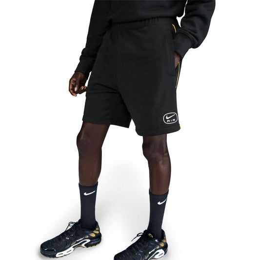 Black - Front - Nike Mens Air Bermuda Sweat Shorts