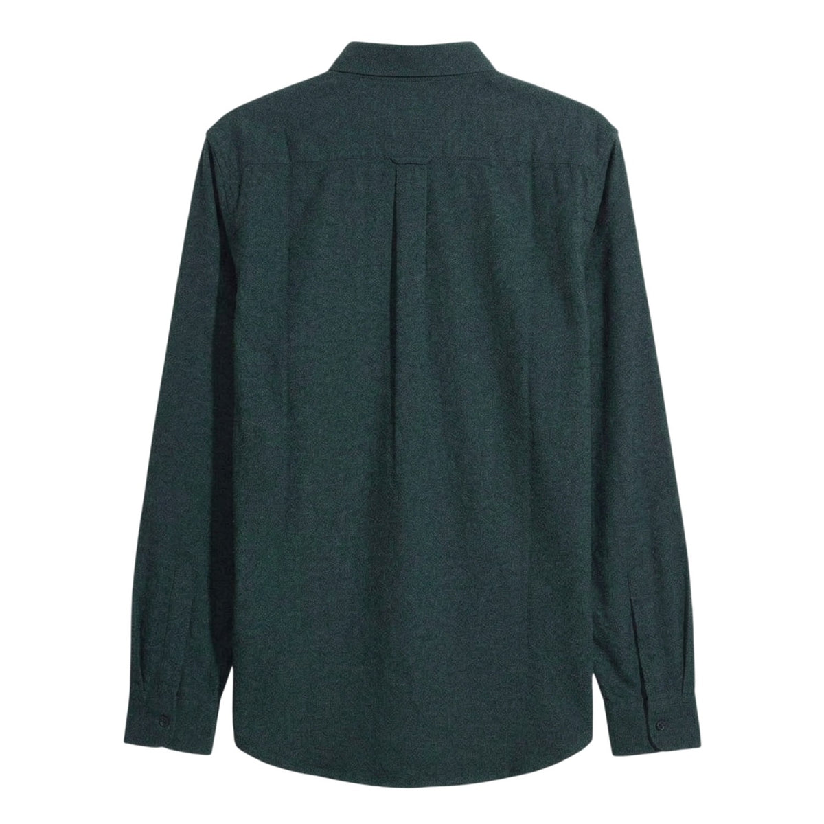 Dark Green - Back - Farah Mens Steen Organic Cotton Slim Shirt