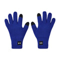 Blue - Front - Under Armour Halftime Full Finger Wool Glove Winter Gloves