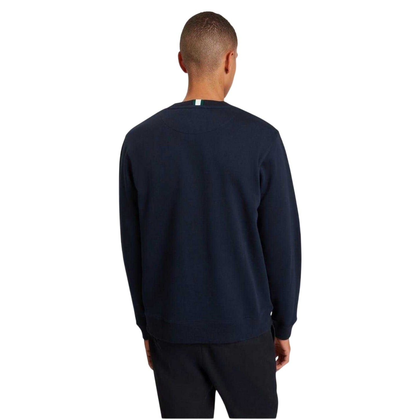 Navy - Pack Shot - Ted Baker Mens Crew Neck Sweatshirt