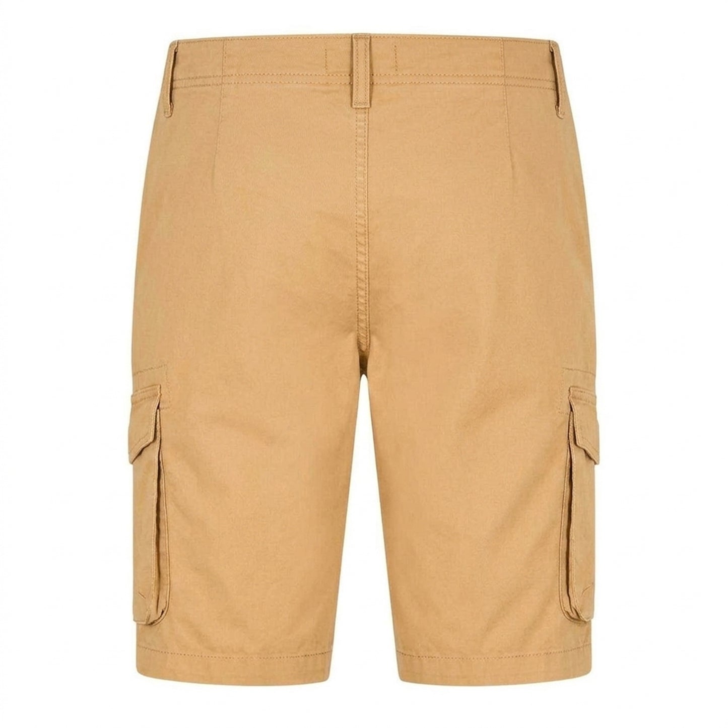 Wheat - Back - Timberland Mens Twill Casual Cargo Shorts