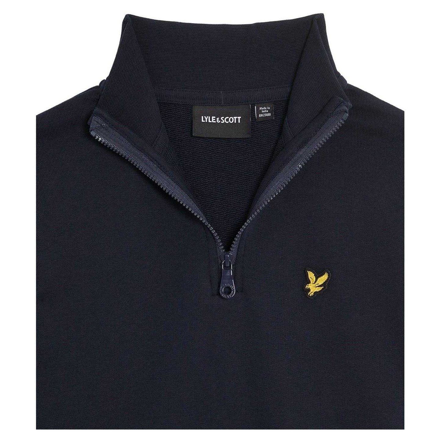 Dark Navy - Side - Lyle & Scott Mens Regular Sweatshirt