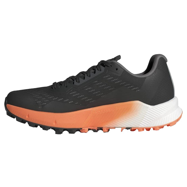Black-Grey - Side - Adidas Womens-Ladies Terrex Agravic Flow 2.0 Trail Running Trainers