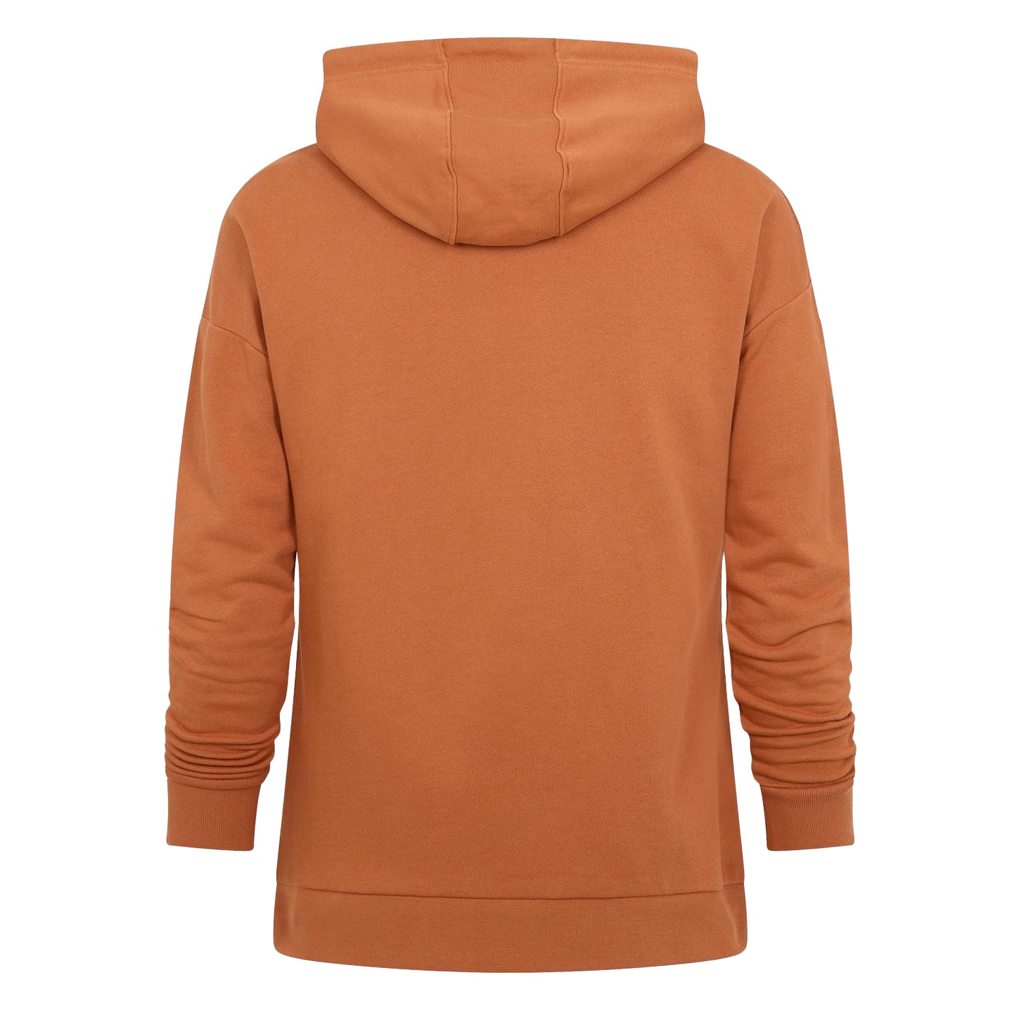 Rusty Orange - Back - Lyle & Scott Womens-Ladies Relaxed Fit Crop Hoodie