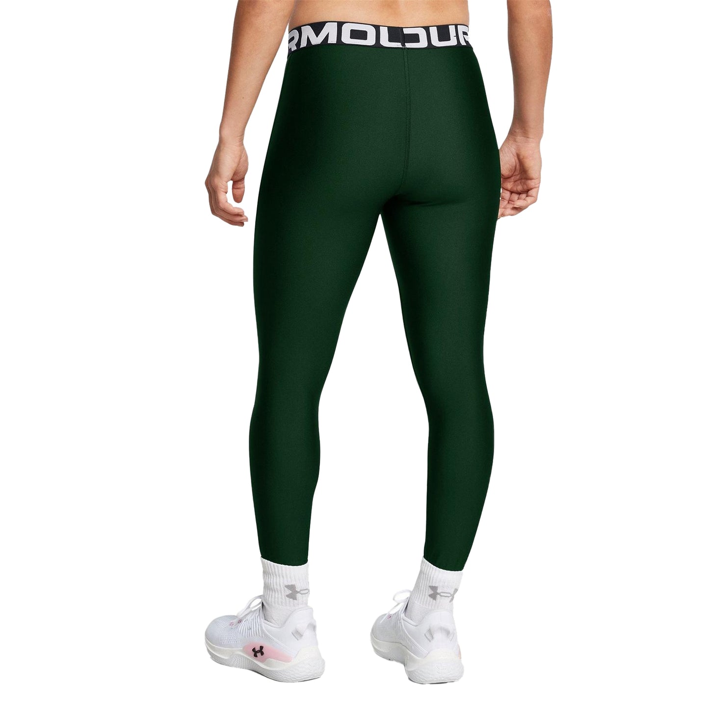 Green - Lifestyle - Under Armour Womens-Ladies HeatGear Leggings
