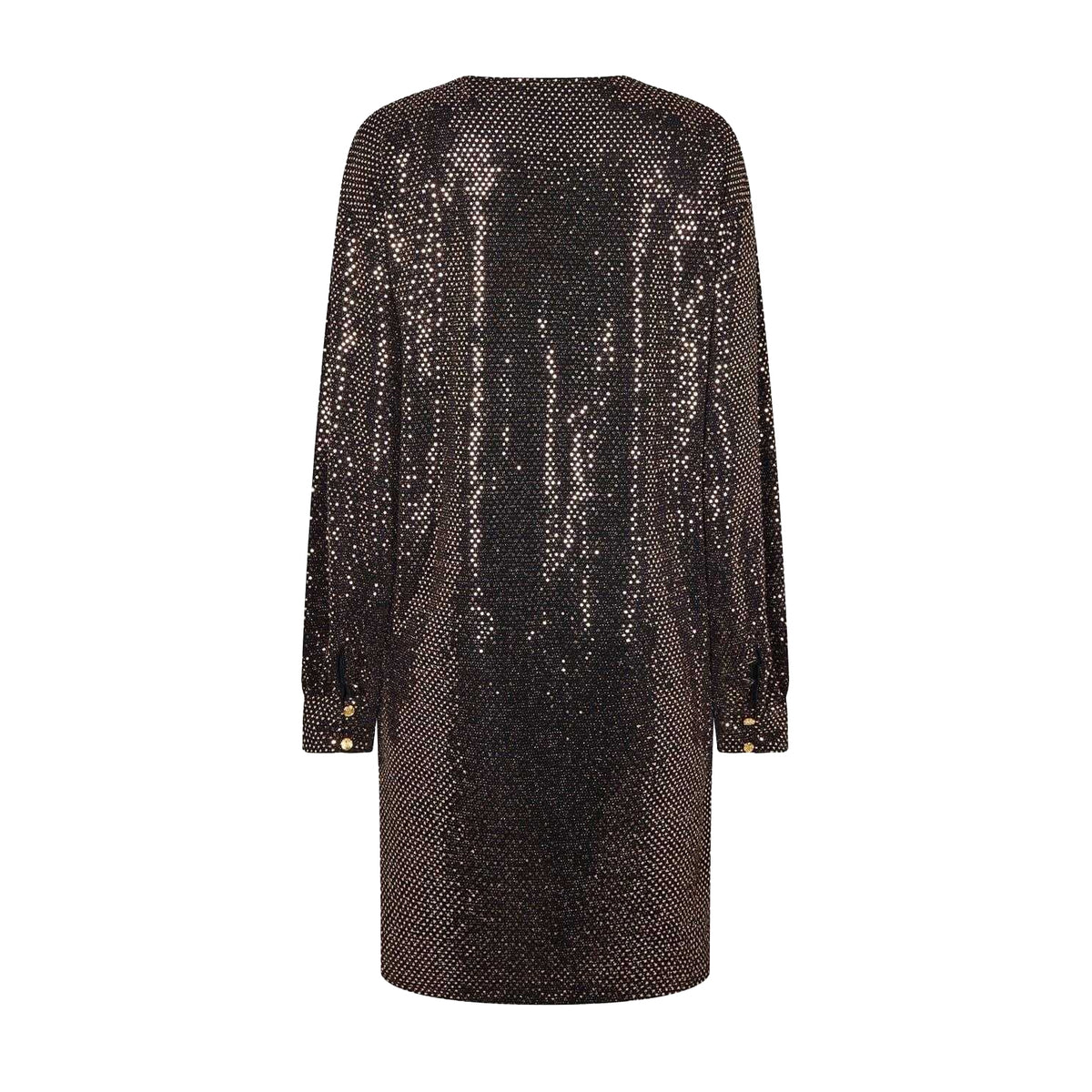 Metallic - Back - Biba Womens-Ladies Sparkle Tunic Dress