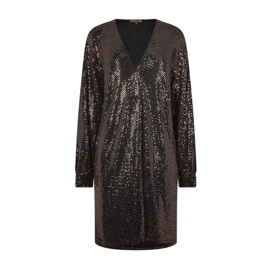 Metallic - Front - Biba Womens-Ladies Sparkle Tunic Dress