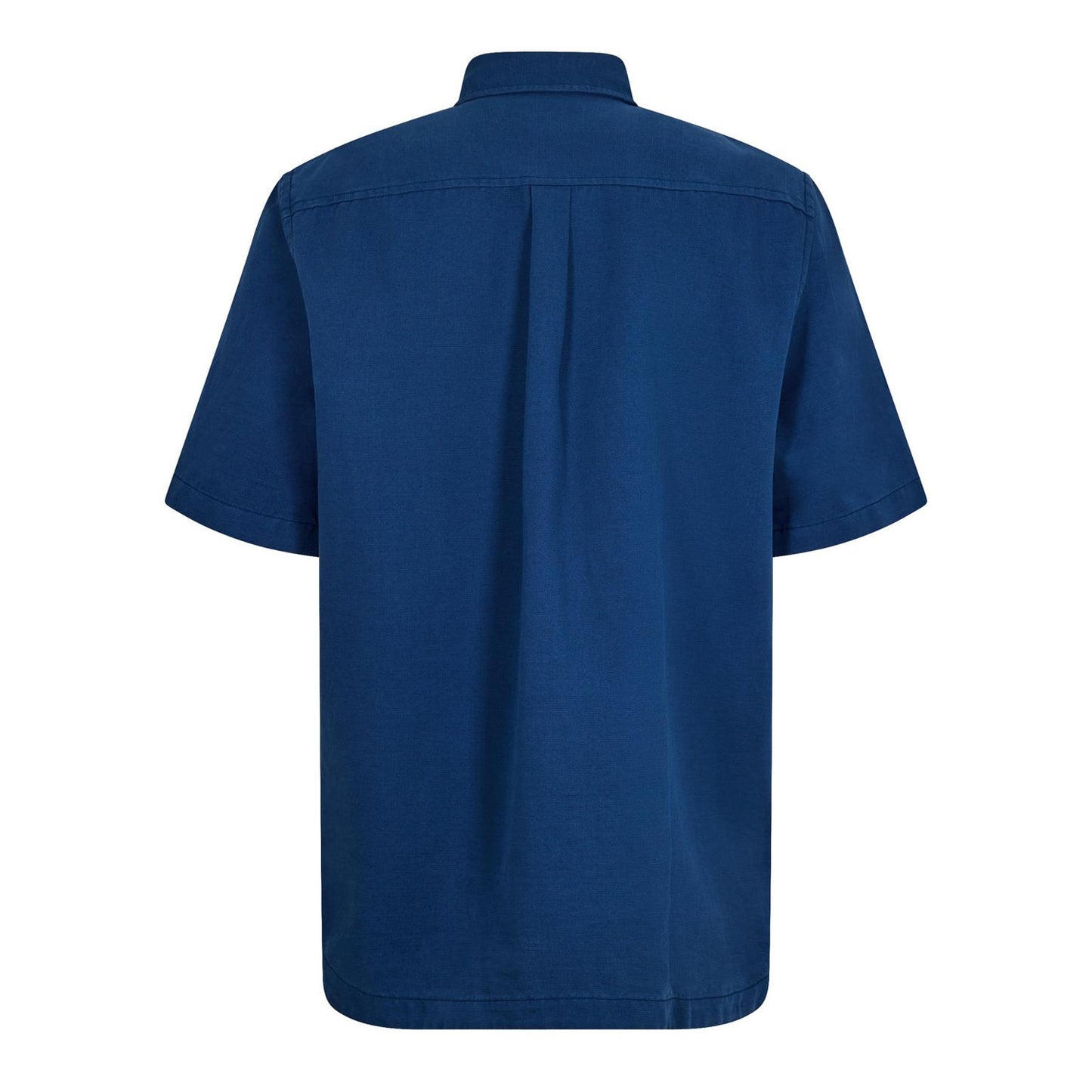 Dark Denim - Back - Timberland Mens Cotton Linen Overshirt