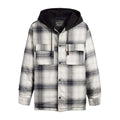 Grey - Front - Levis Unisex Adult Jack Worker Hooded Overshirt