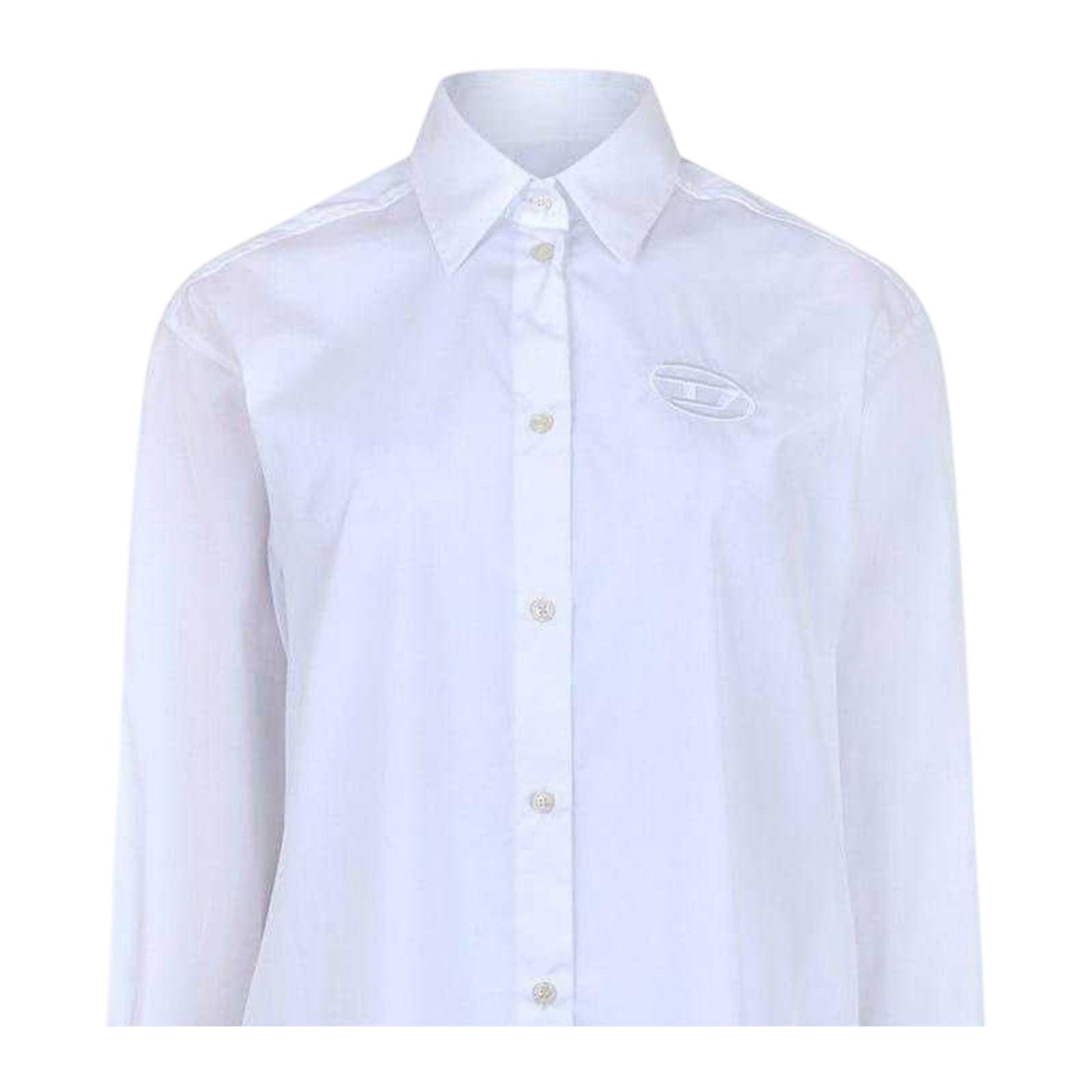 Bright White - Back - Diesel Womens-Ladies Lunar B Abito Shirt Dress