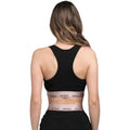 Black - Back - SikSilk Womens-Ladies Roseate Sports Bra