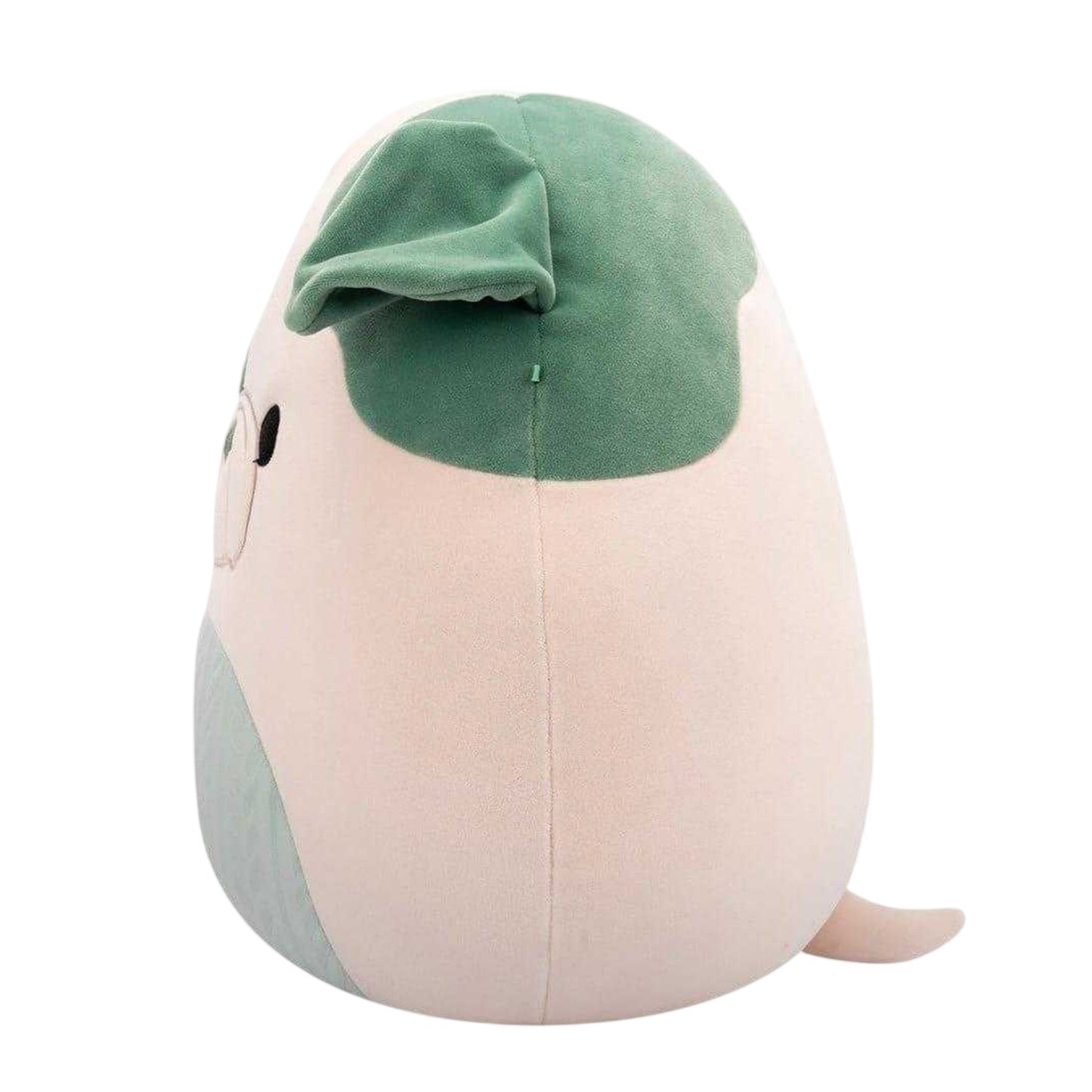 Baby Pink-Green - Side - Squishmallows Bulldog Plush Toy