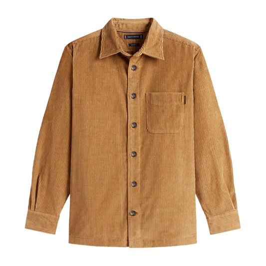 Hickory - Front - Tommy Hilfiger Mens Corduroy Overshirt
