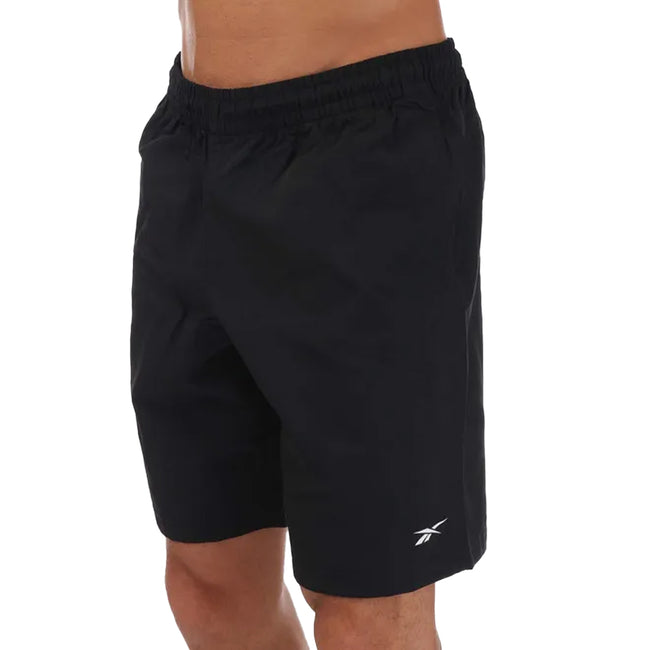 Black - Front - Reebok Mens Training Essentials Utility Shorts