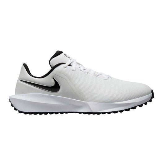 White-Black - Front - Nike Mens Infinity G NN Logo Golf Shoes