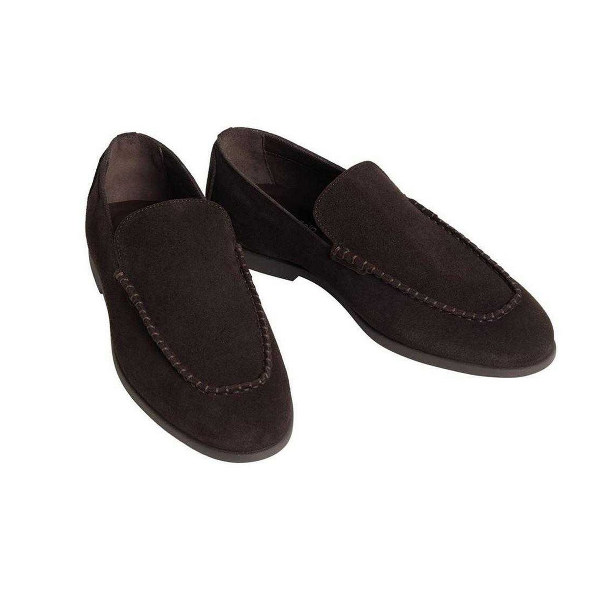 Coffee - Lifestyle - Calvin Klein Mens Suede Loafers