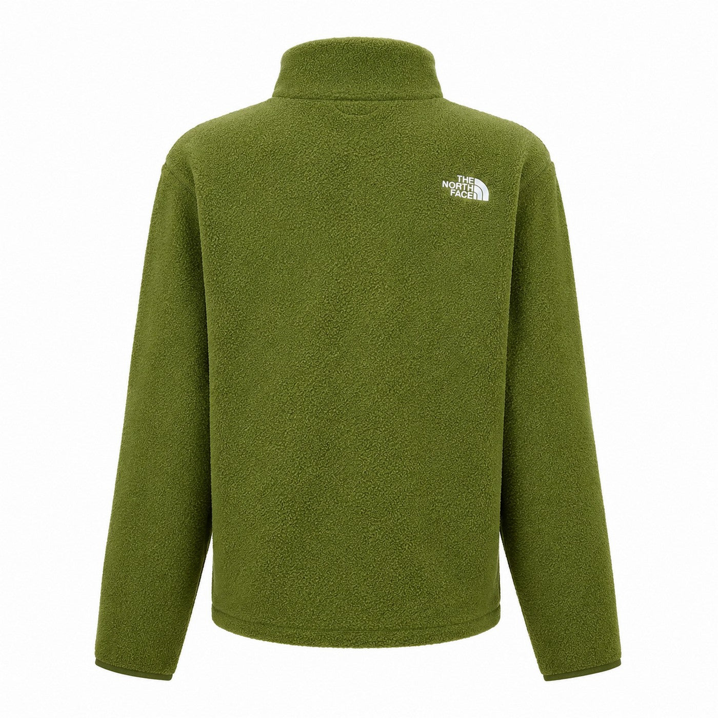 Woodland Green - Back - The North Face Mens Funnel Neck Sweatshirt