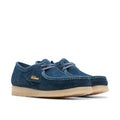 Navy - Lifestyle - Clarks Mens Wallabee Suede Shoes