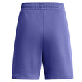 Purple - Back - Under Armour Womens-Ladies Fleece Logo Boyfriend Shorts