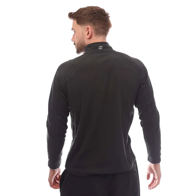 Black - Back - Berghaus Mens Cuerden Half Zip Fleece Top