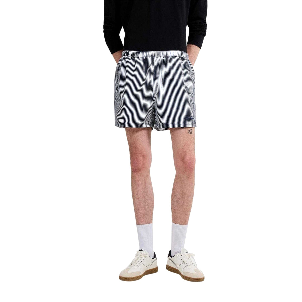 White-Navy - Lifestyle - Ellesse Mens Sylbio Swim Shorts