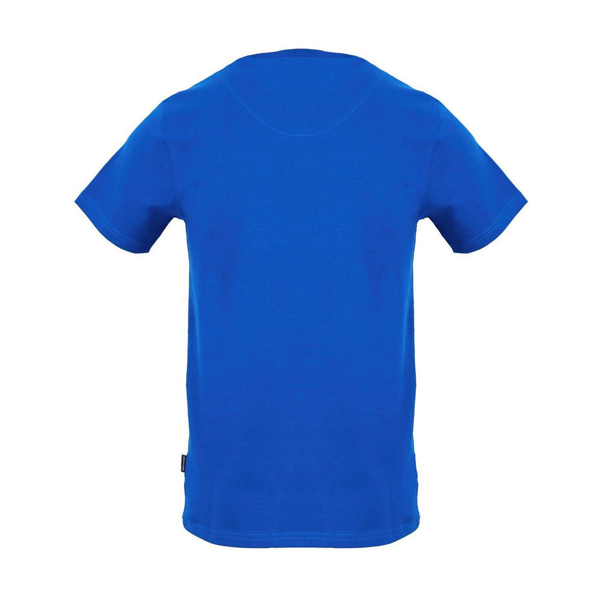 Royal Blue - Back - Aquascutum Mens Logo Crew Neck Regular T-Shirt