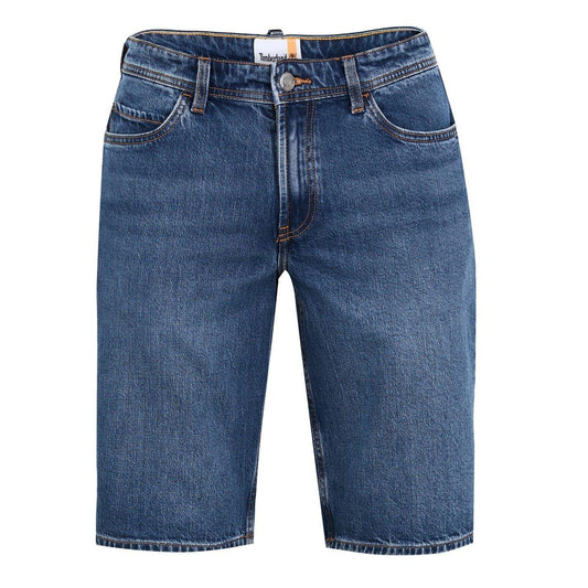 Indigo Blue - Front - Timberland Mens Denim Shorts