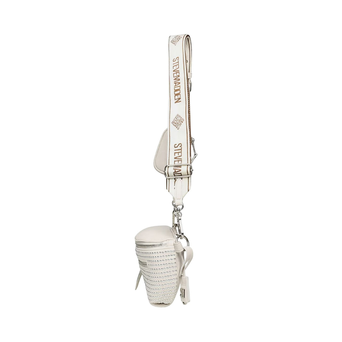 Bone-Silver - Lifestyle - Steve Madden Bclarkes Studded Everyday Crossbody Bag