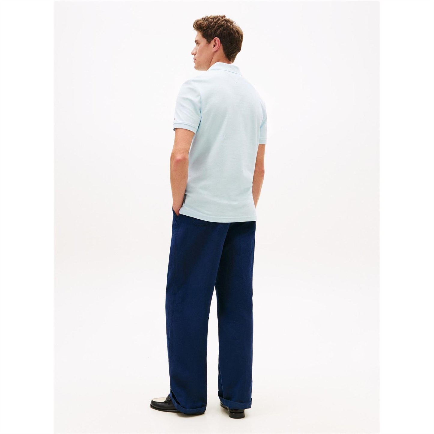 Blue - Pack Shot - Tommy Hilfiger Mens Polo Shirt
