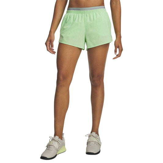 Lime - Front - Under Armour Womens-Ladies Vanish Running Shorts