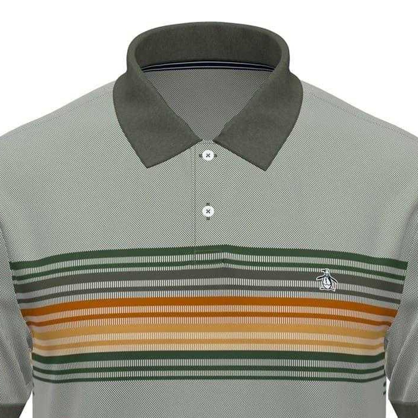 Dusty Olive - Back - Original Penguin Mens Polo Shirt