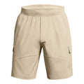 Brown - Front - Under Armour Mens Woven Stretch Cargo Shorts