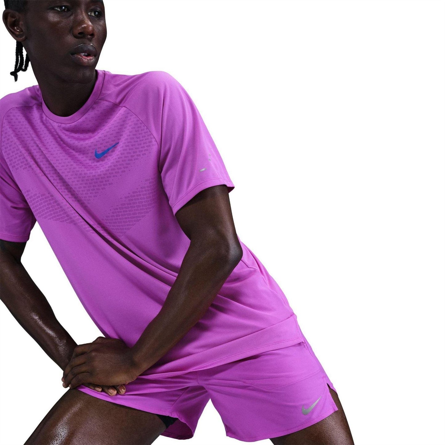 Vivid Viola Purple - Pack Shot - Nike Mens Running Shorts